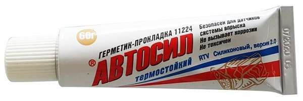 Герметик-прокладка белый, 60гр., для разъемных и фланцвых соед., фар ...