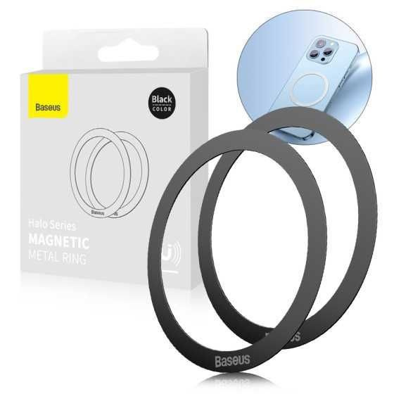 Магнитное металлическое кольцо MagSafe Baseus Halo Series Magnetic ...