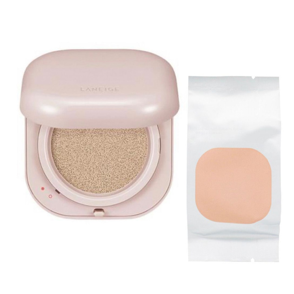 LANEIGE NEO CUSHION GLOW + REFILL/ Премиальный кушон c эффектом сияния ...