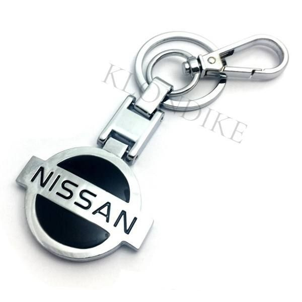Брелок NISSAN (Ниссан) двухсторонний металл для ключей автомобиля ...