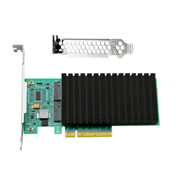 Контроллер NVMe PCIe-M.2 MyPads с двумя портами и радиатором - купить с ...