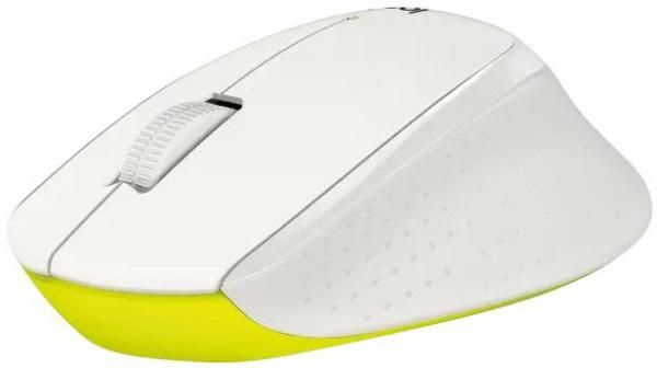Мышь беспроводная Logitech беспроводная M330 Silent Plus White (белая ...