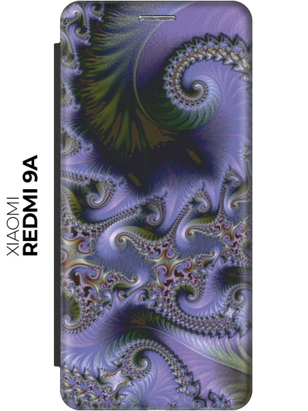 Чехол-книжка Магические узоры на Xiaomi Redmi 9A / Сяоми Редми 9А ...