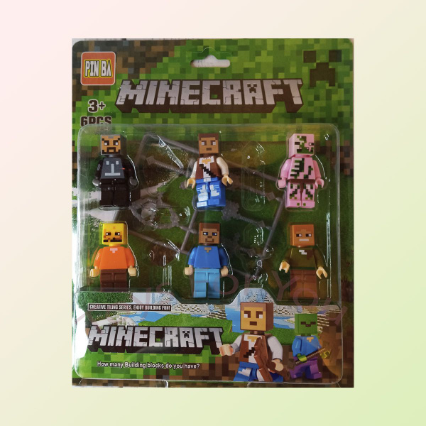 Майнкрафт набор 6 шт ниндзяго дракон Гармадон Гордон Зейн Кай - купить ...