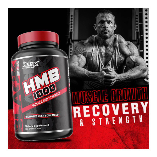 Nutrex HMB 1000 мг, Комплекс аминокислот, Гидроксиметилбутират для ...