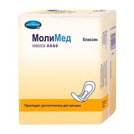 Прокладки урологические МолиМед Макси 28шт - купить с доставкой по ...