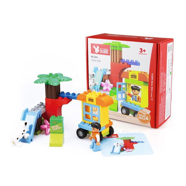 Конструктор Dubie Read & Build 204 Creative Bricks, 31 дет. - купить с ...