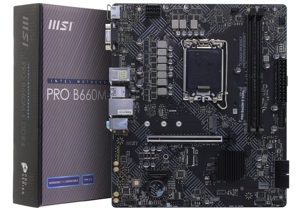 Материнская плата MSI PRO B660M-E DDR4 купить по низкой цене с ...