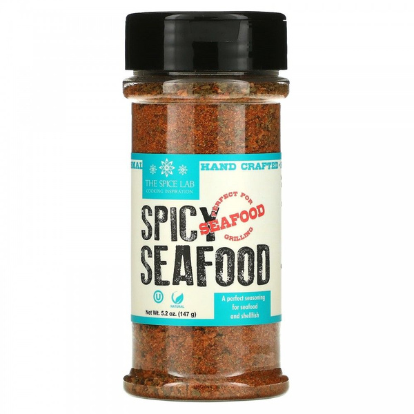 The Spice Lab, пряная приправа для морепродуктов, 147 г (5,2 унции ...