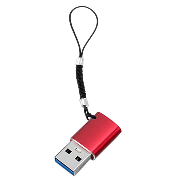 Адаптер с разъемами типа C на USB + шнурок - купить с доставкой по ...