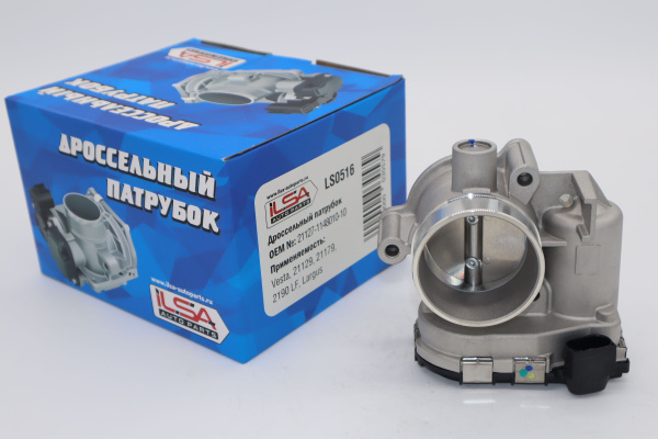 Дроссельный патрубок/Заслонка (E-GAZ, ДЛЯ ДВИГ. ВАЗ 21129, 21179) ВАЗ ...