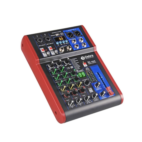 Микшерный пульт - 4 канала FX + USB + bluetooth купить на OZON по ...
