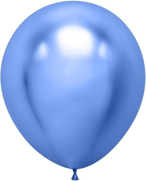 Шар (18''/46 см) Синий, хром, 10 шт. - купить в интернет-магазине OZON ...