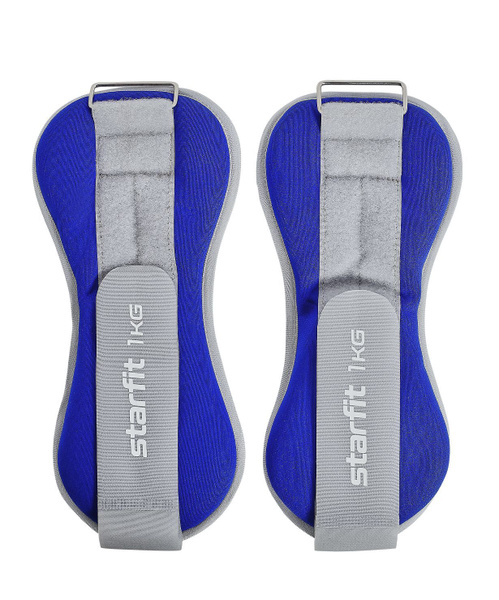Утяжелители универсальные STARFIT WT-502 1 кг, синий/серый. - купить с ...