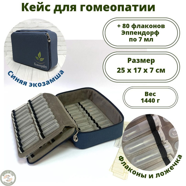 Аптечка гомеопатическая, пенал, кейс, Homeopathic_cases для хранения ...