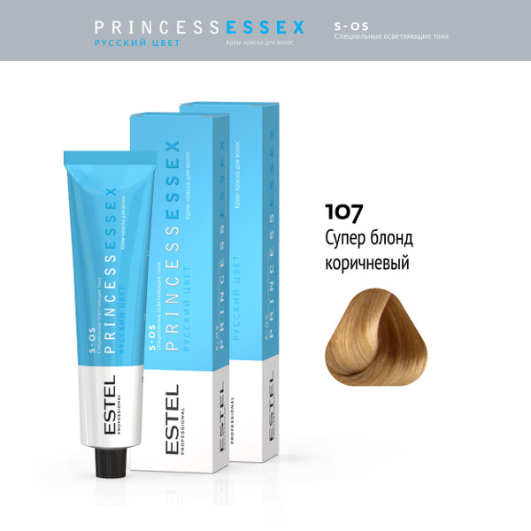 ESTEL PROFESSIONAL Крем-краска PRINCESS ESSEX S-OS для осветления волос ...