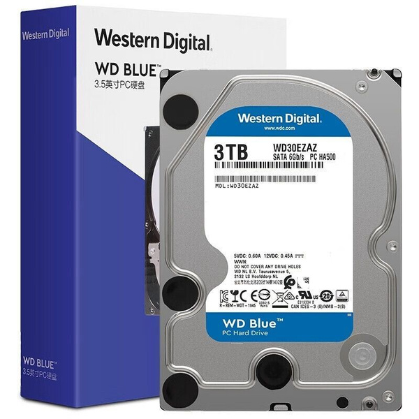 3 ТБ Внутренний жесткий диск Western Digital WD_BLUE_HDD (WD30EZAZ ...