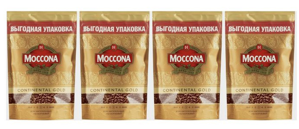 Кофе растворимый Moccona Continental Gold 75 грамм 4 штуки - купить с ...
