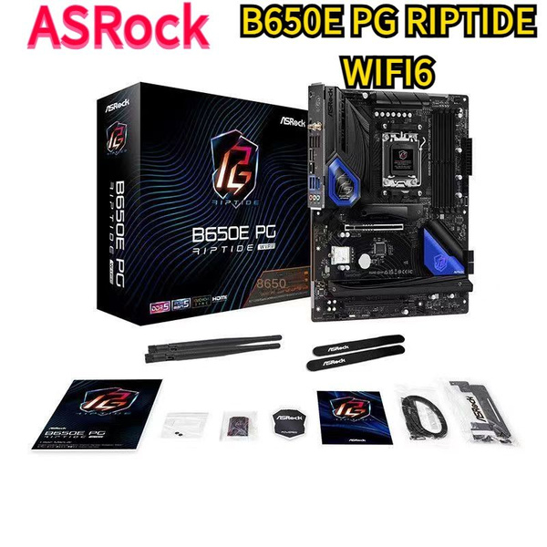 ASRock Материнская плата B650E PG RIPTIDE WIFI6 купить на OZON по ...