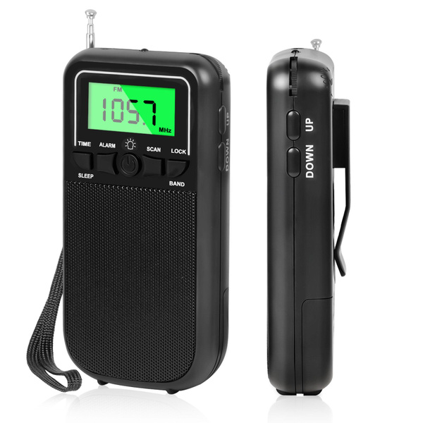 Портативное радио AM FM SW,со светодиодным фонариком, аварийный плеер ...