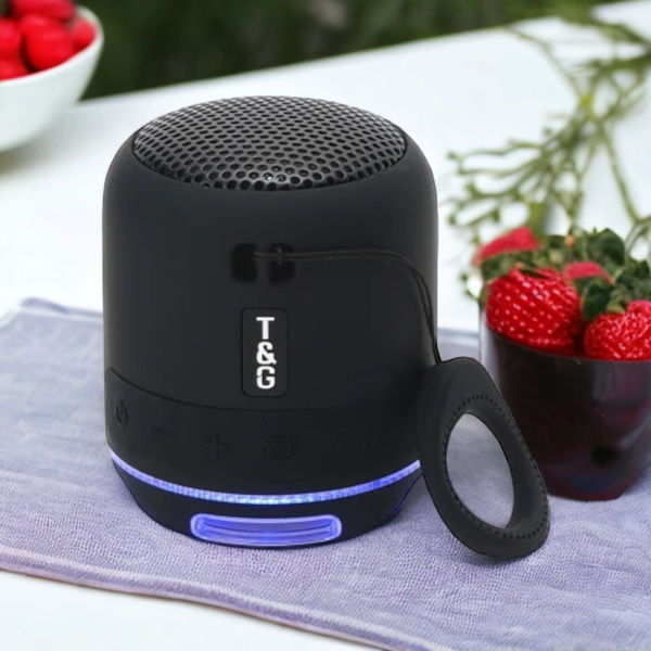 Беспроводная колонка Беспроводная Bluetooth 5.1 Колонка TG с Подсветкой ...