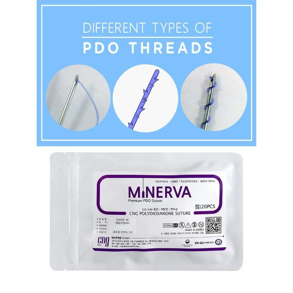 Шприц Мезонити в канюле Мезонити для косметологии (PDO mono/screw ...