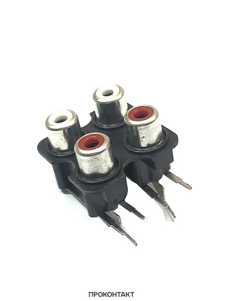 2 штуки Гнездо на плату RCA-407 PCB jack - купить с доставкой по ...