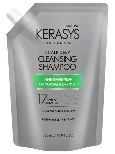 Kerasys Шампунь для волос для лечения кожи головы Освежающий Scalp ...
