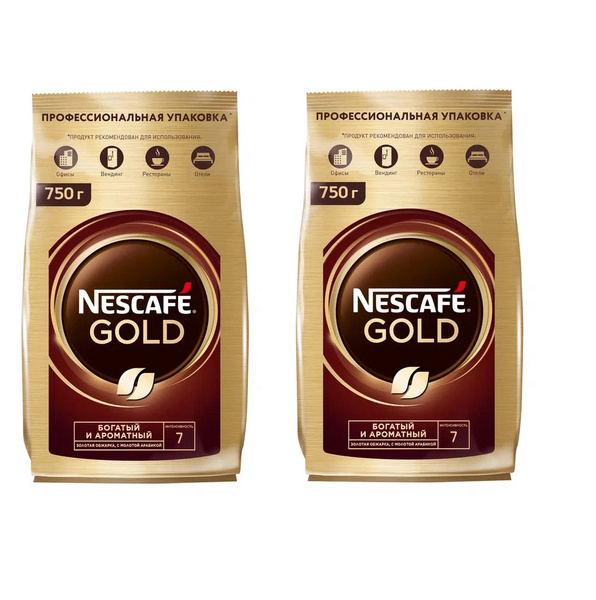 Кофе растворимый NESCAFÉ Порошковый 1500г. 2шт. купить на OZON по ...