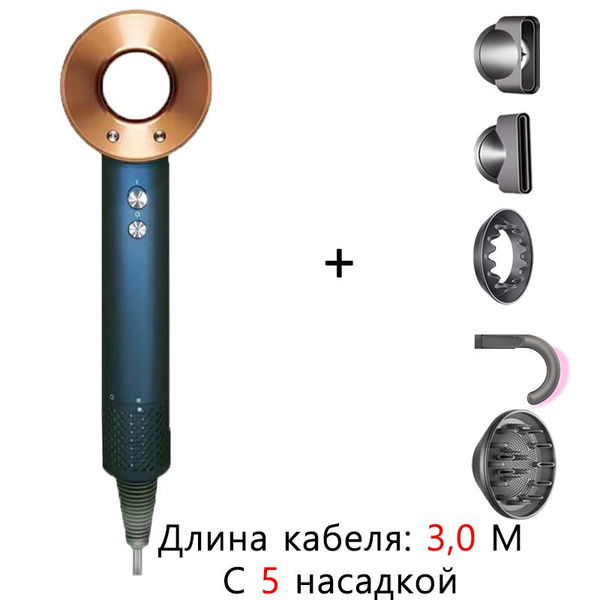 Фен для волос SenCiciMen HD15, синий - купить по выгодным ценам в ...