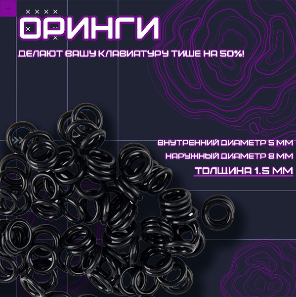 Набор для обслуживания клавиатурыОринги_для_клавиатуры - купить по ...