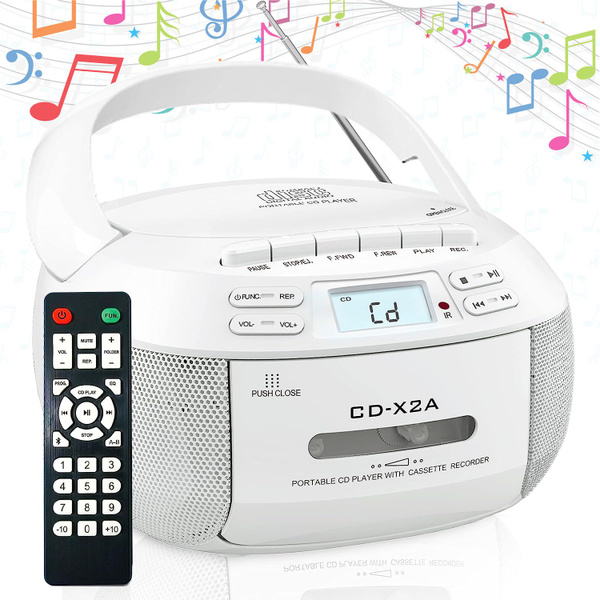 проигрыватель компакт дисков boombox cd player портативный Cassette ...