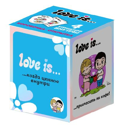 Конфета жевательная сливочная Love Is Лав Из (блок 85 гр) со вкусом ...