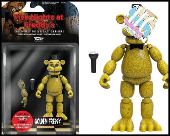 Пять ночей у Фредди FNaF/ФНАФ Золото Фредди 13cm куклы из ПВХ - купить ...