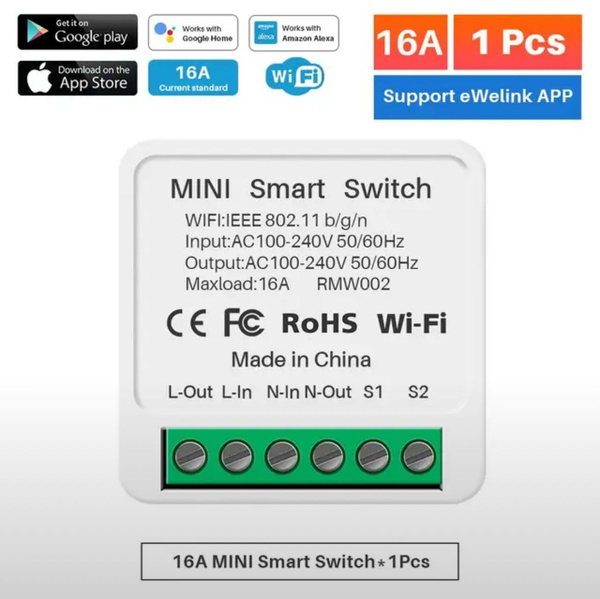 Умный дом выключатель света реле WIFI EWelink 220в 16A - купить с ...