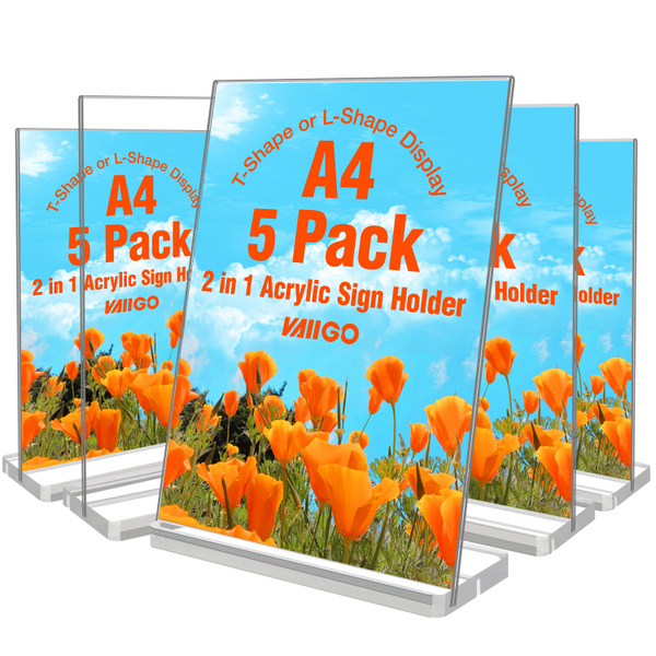 Тейбл тент/ Менюхолдер пластиковом основании для рекламных материалов ...