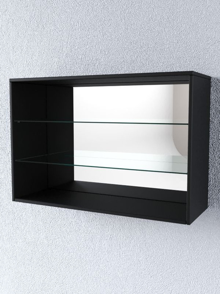 Шкаф-витрина Westcom Витрина настенная №3-2ГГ с зеркалом, 90x30x60 см ...