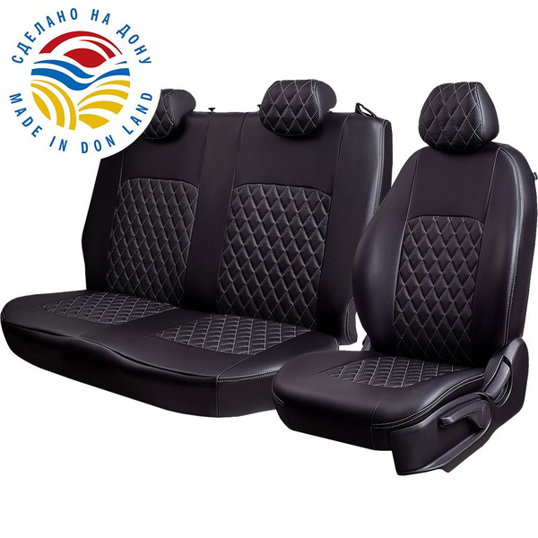 Lord Autofashion Автомобильный чехол на Салон полностью, Экокожа, 1 шт ...