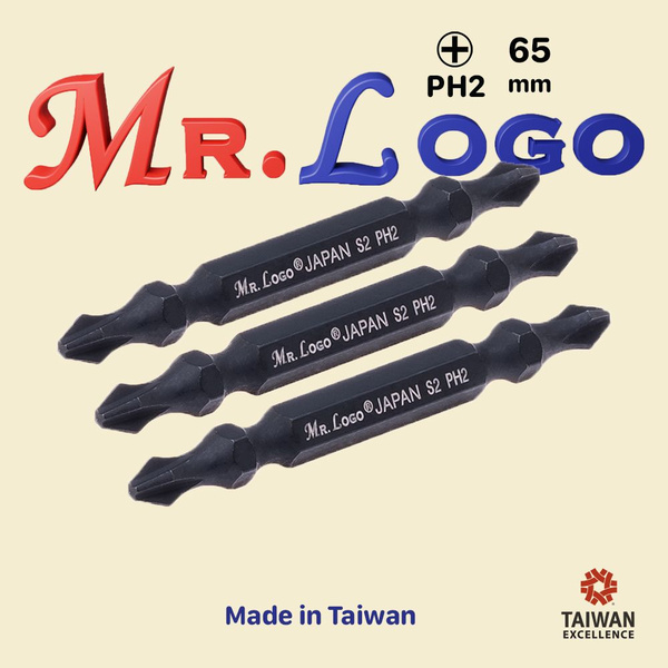 Бита Mr.Logo torsion bits_черный_черный, 65 мм - купить по низким ценам ...