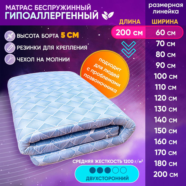 Матрас Соня-текстиль двусторонний Grad Соня Текстиль-2_ВНИМАНИЕ ...
