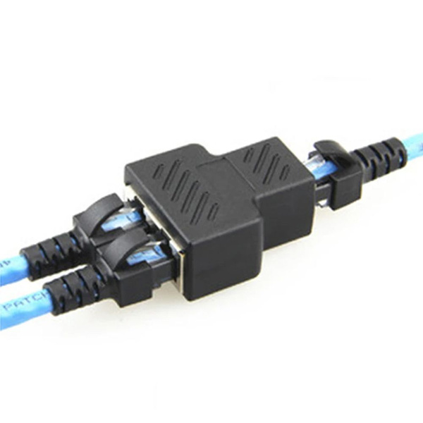 Переходник розетка RJ45 (делитель RJ45 на 2) 1F/2F H07 - купить с ...
