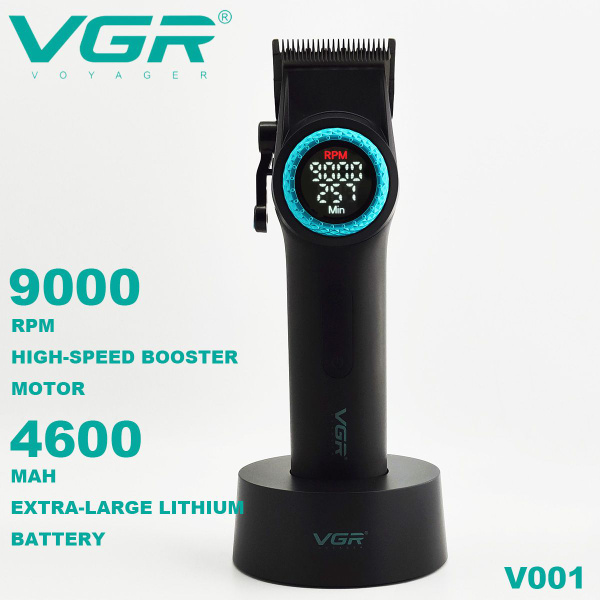 Машинка для стрижки VGR V001, черный - купить по выгодным ценам в ...