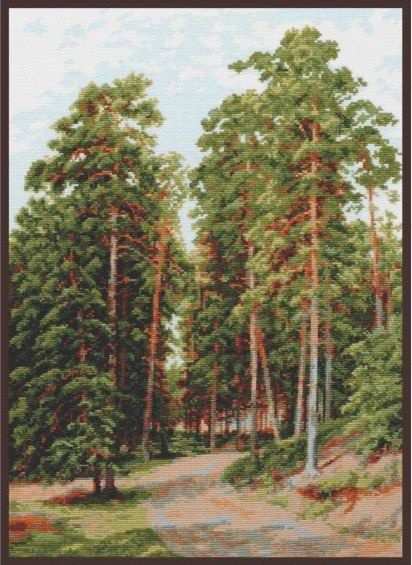 Вышивка Солнце в лесу 27x39 см. - купить с доставкой по выгодным ценам ...