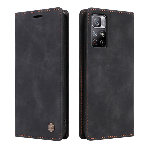 Чехол для Xiaomi Poco M4 Pro 5G (Ксяоми Поко М4 Про 5Г) Кожаный чехол ...