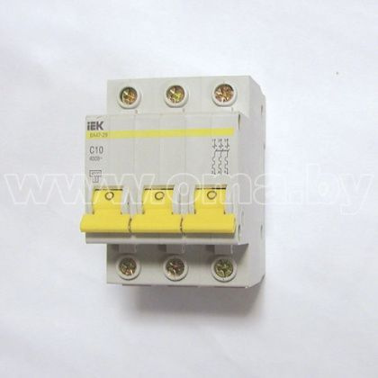 Купить Выключатель автоматический ВА 47-29 3Р 10А 4,5кА С MVA20-3-010-C ...
