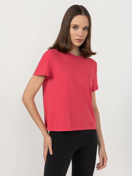 Футболка GAP, размер 40, 42, цвет розовый, 100% хлопок - купить по ...