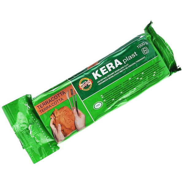 Керамическая масса KOH-I-NOOR Keraplast 1000 г., терракотовая - купить ...
