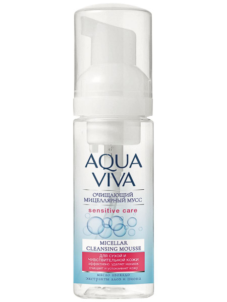 ROMAX Пенка для умывания лица мусс AQUA VIVA очищающая для сухой и ...