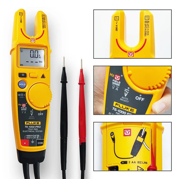 Токоизмерительные клещи Fluke T6 1000 Pro True RMS Переменный ток ...