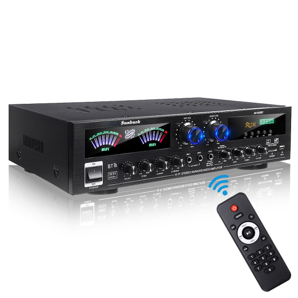 Усилитель AV555BT Bluetooth Mini HIFI Цифровой усилитель мощности ...